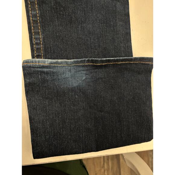 True Religion Jeans Women 29 Dark Wash Bootcut Low Mid Rise blokette y2k western - Picture 8 of 11